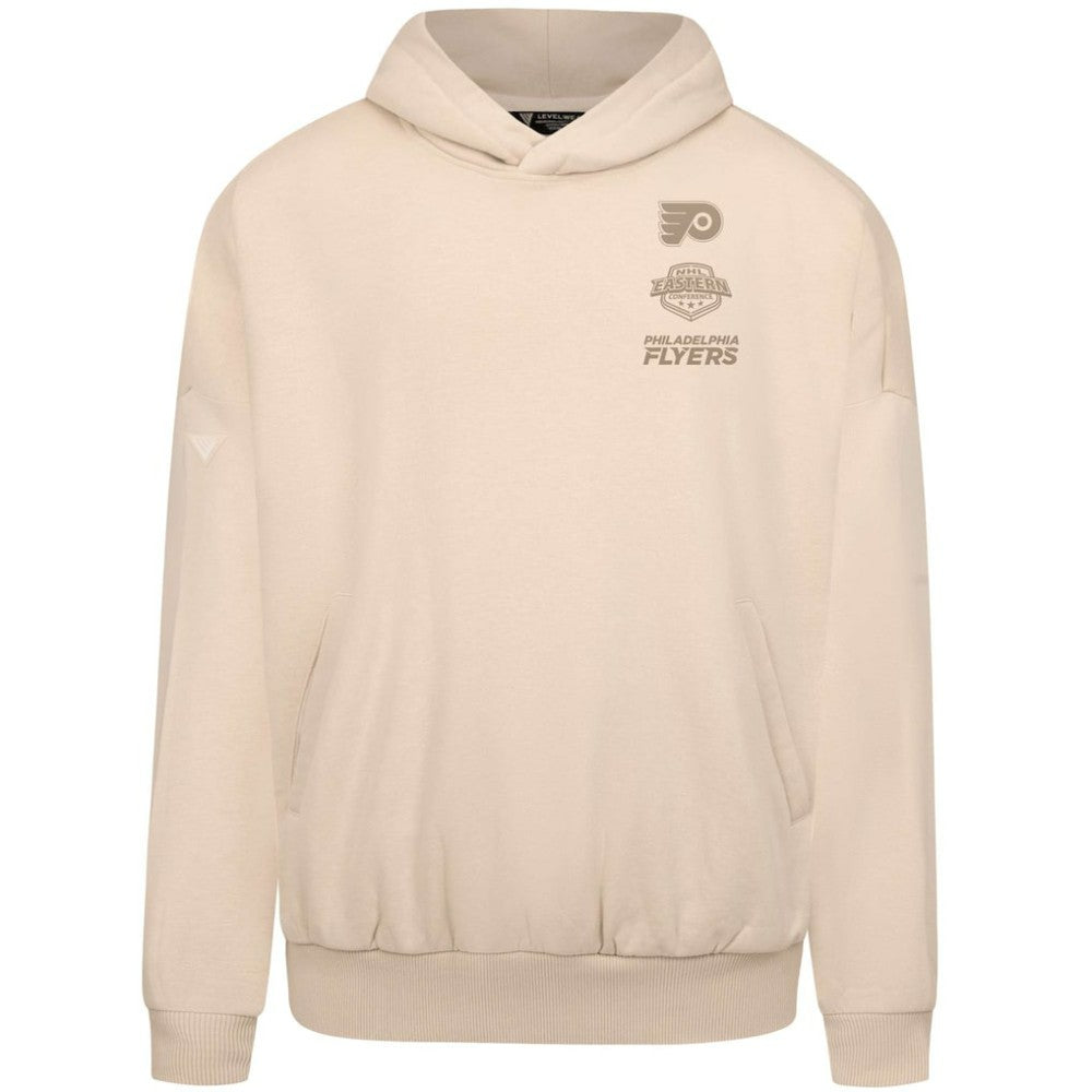 Philadelphia Flyers Levelwear Contact Stamp Pullover Hoodie - Cream | NHL on sale