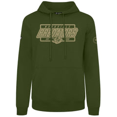 Nashville Predators Levelwear Podium Pullover Hoodie - Olive | NHL Clearance