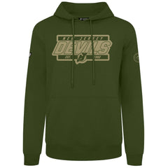 New Jersey Devils Levelwear Podium Pullover Hoodie - Olive | NHL on sale
