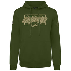 Philadelphia Flyers Levelwear Podium Pullover Hoodie - Olive | NHL sale