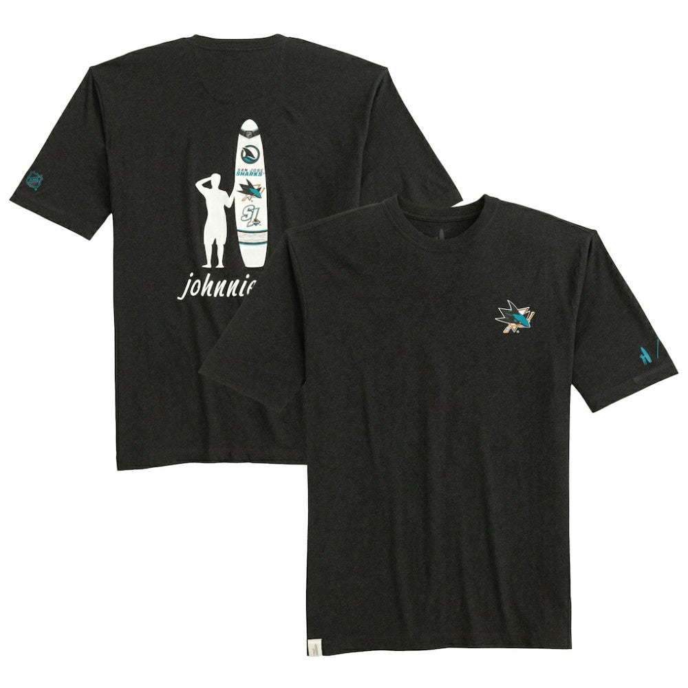 San Jose Sharks johnnie-O Heathered Spencer T-Shirt - Charcoal | NHL online