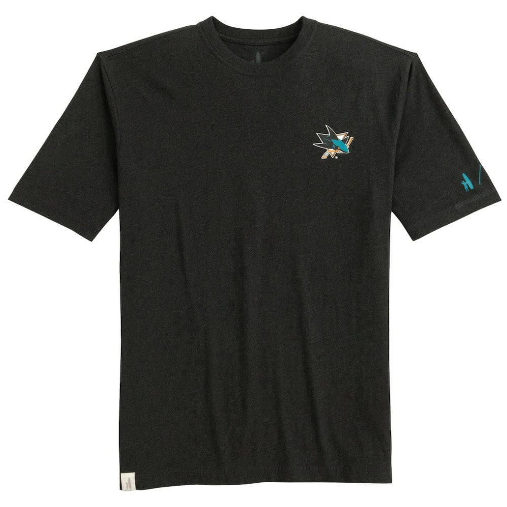 San Jose Sharks johnnie-O Heathered Spencer T-Shirt - Charcoal | NHL online