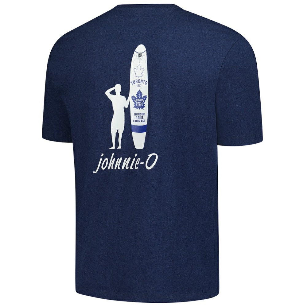 Toronto Maple Leafs johnnie-O Heathered Spencer T-Shirt - Navy | NHL on sale