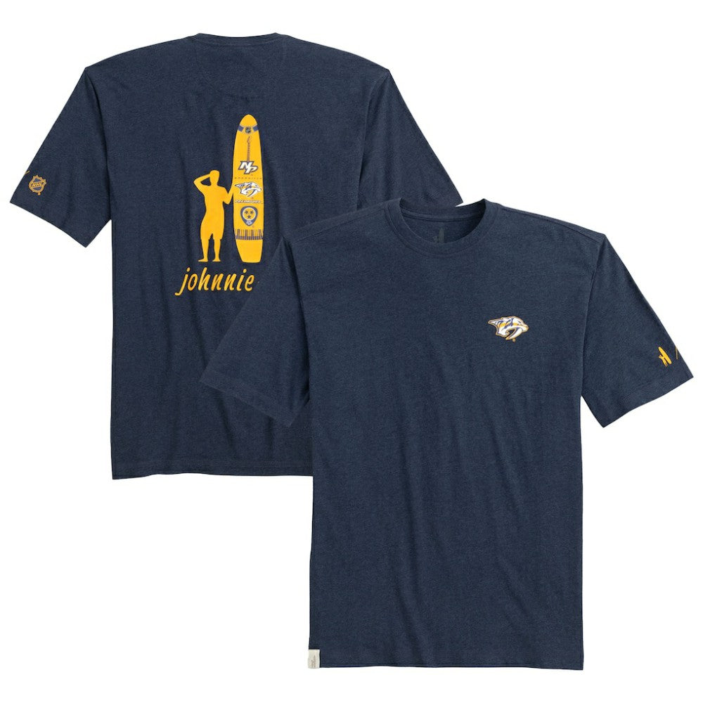 Nashville Predators johnnie-O Heathered Spencer T-Shirt - Navy | NHL near me