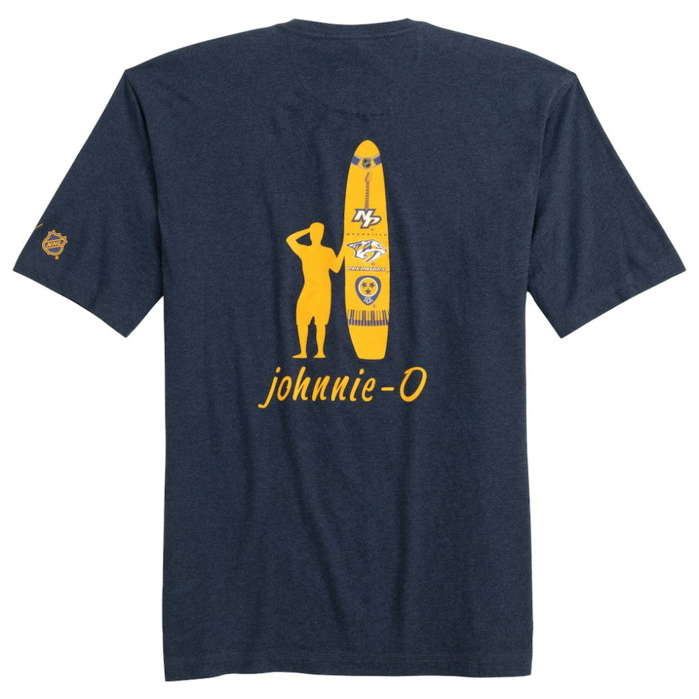 Nashville Predators johnnie-O Heathered Spencer T-Shirt - Navy | NHL near me