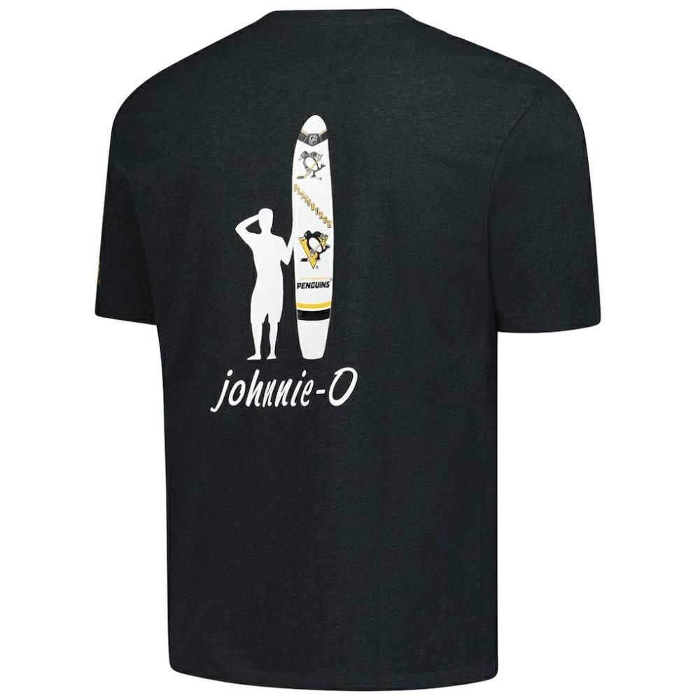 Pittsburgh Penguins johnnie-O Heathered Spencer T-Shirt - Charcoal | NHL near me