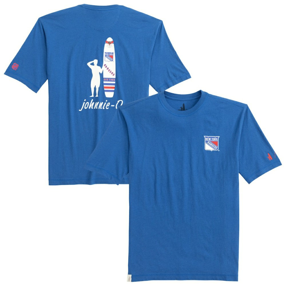 New York Rangers johnnie-O Heathered Spencer T-Shirt - Blue | NHL sale