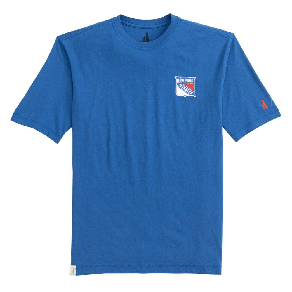New York Rangers johnnie-O Heathered Spencer T-Shirt - Blue | NHL sale