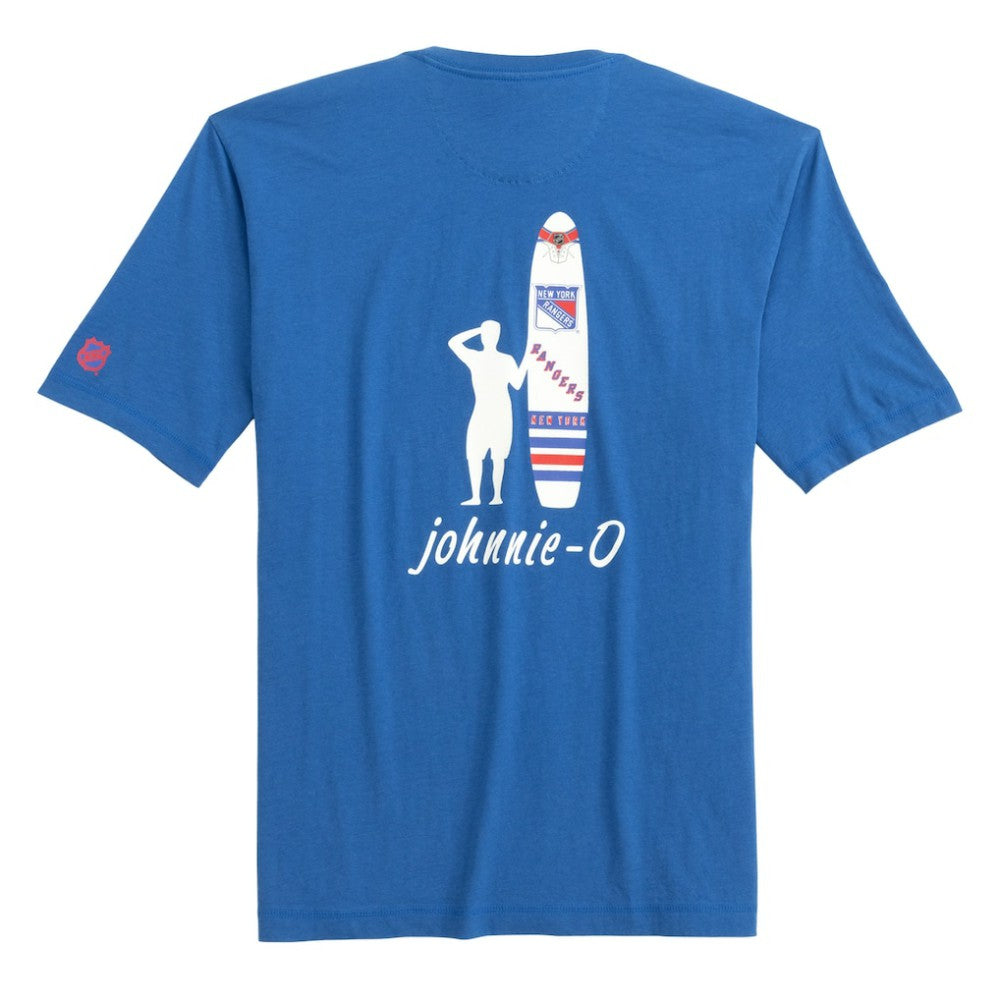New York Rangers johnnie-O Heathered Spencer T-Shirt - Blue | NHL sale