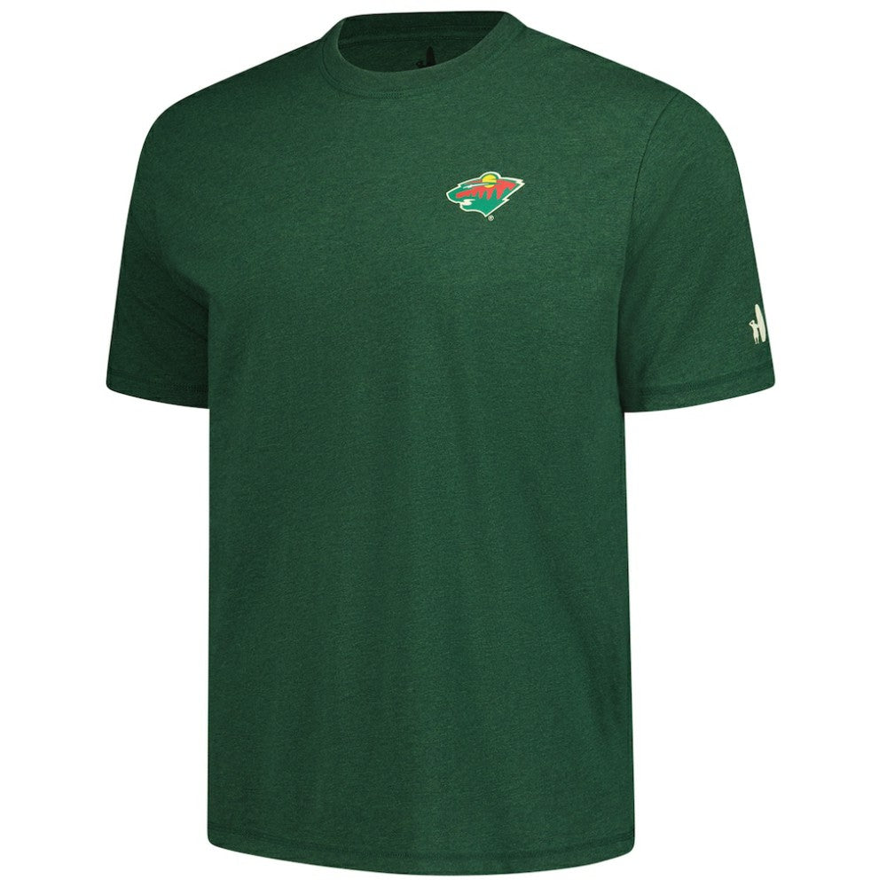 Minnesota Wild johnnie-O Heathered Spencer T-Shirt - Green | NHL Lifestyle