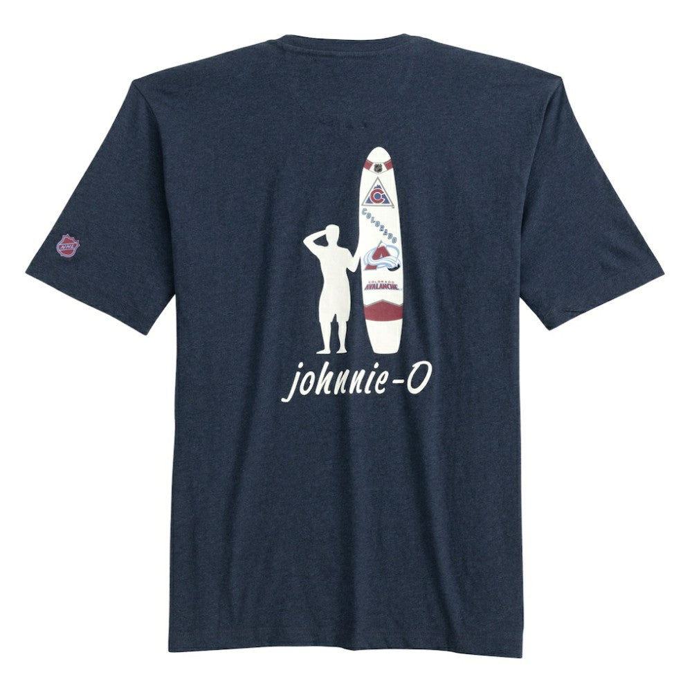 Colorado Avalanche johnnie-O Heathered Spencer T-Shirt - Dark Grey | NHL discount