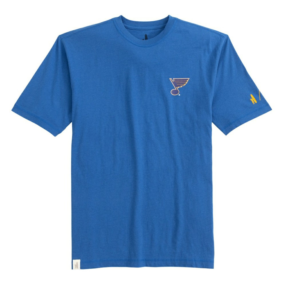 St. Louis Blues johnnie-O Heathered Spencer T-Shirt - Blue | NHL on sale
