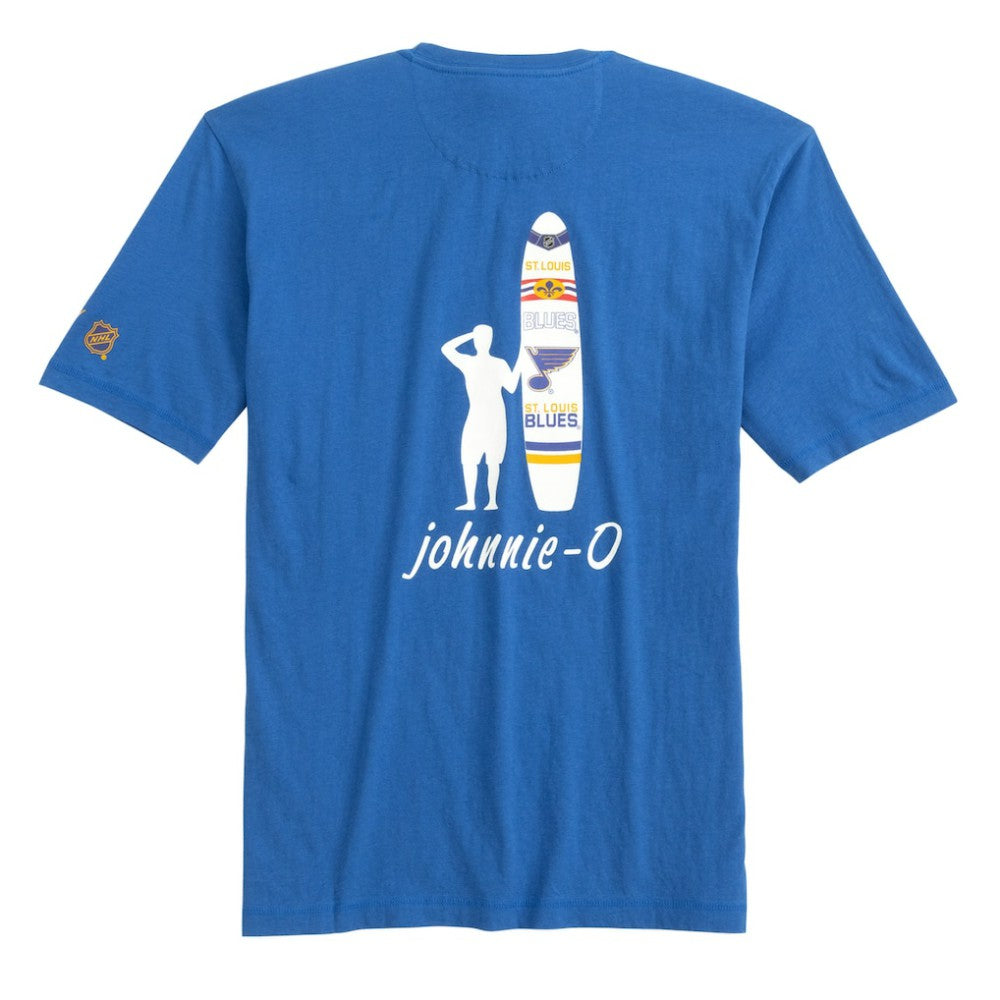 St. Louis Blues johnnie-O Heathered Spencer T-Shirt - Blue | NHL on sale