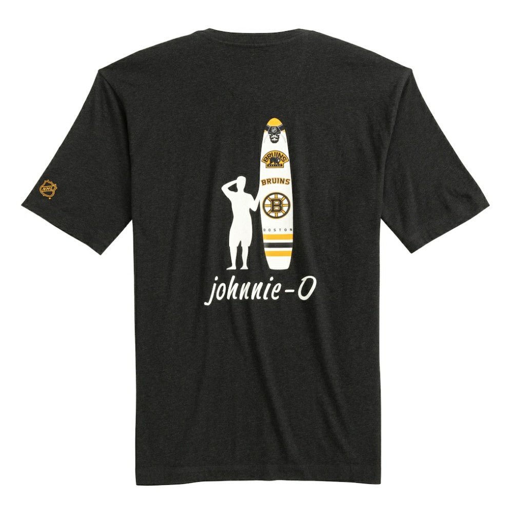 Boston Bruins johnnie-O Heathered Spencer T-Shirt - Charcoal | NHL Clearance