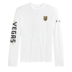 Vegas Golden Knights johnnie-O Adam Long Sleeve T-Shirt - White | NHL Clearance