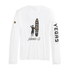 Vegas Golden Knights johnnie-O Adam Long Sleeve T-Shirt - White | NHL Clearance