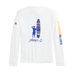 St. Louis Blues johnnie-O Adam Long Sleeve T-Shirt - White | NHL Clearance