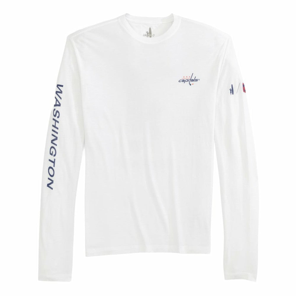 Washington Capitals johnnie-O Adam Long Sleeve T-Shirt - White | NHL online