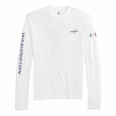 Washington Capitals johnnie-O Adam Long Sleeve T-Shirt - White | NHL online
