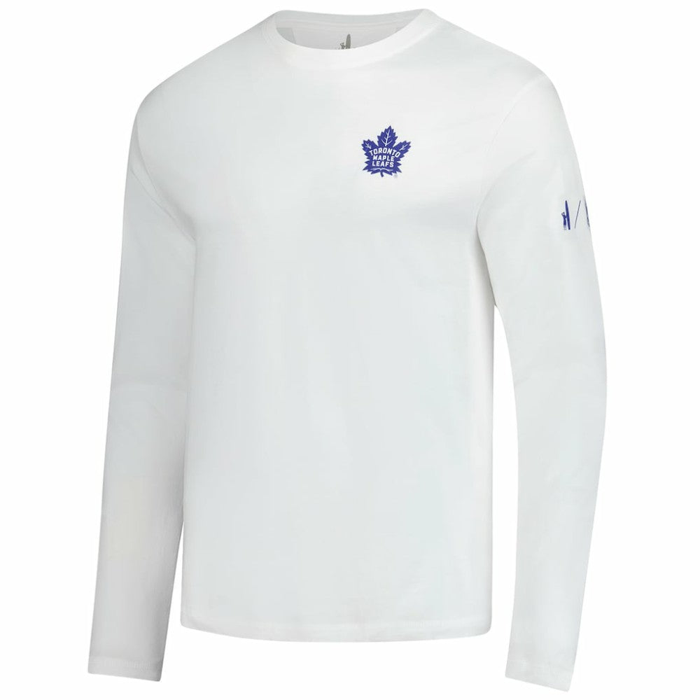 Toronto Maple Leafs johnnie-O Adam Long Sleeve T-Shirt - White | NHL on sale