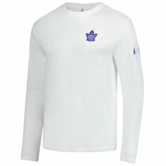 Toronto Maple Leafs johnnie-O Adam Long Sleeve T-Shirt - White | NHL on sale