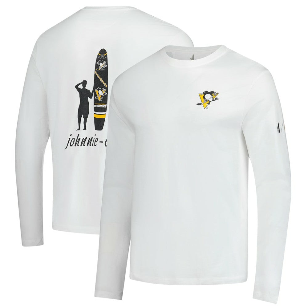 Pittsburgh Penguins johnnie-O Adam Long Sleeve T-Shirt - White | NHL discount