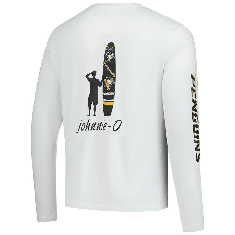 Pittsburgh Penguins johnnie-O Adam Long Sleeve T-Shirt - White | NHL discount