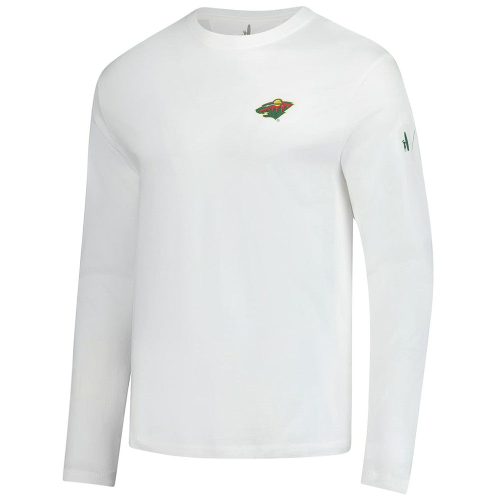 Minnesota Wild johnnie-O Adam Long Sleeve T-Shirt - White | NHL near me