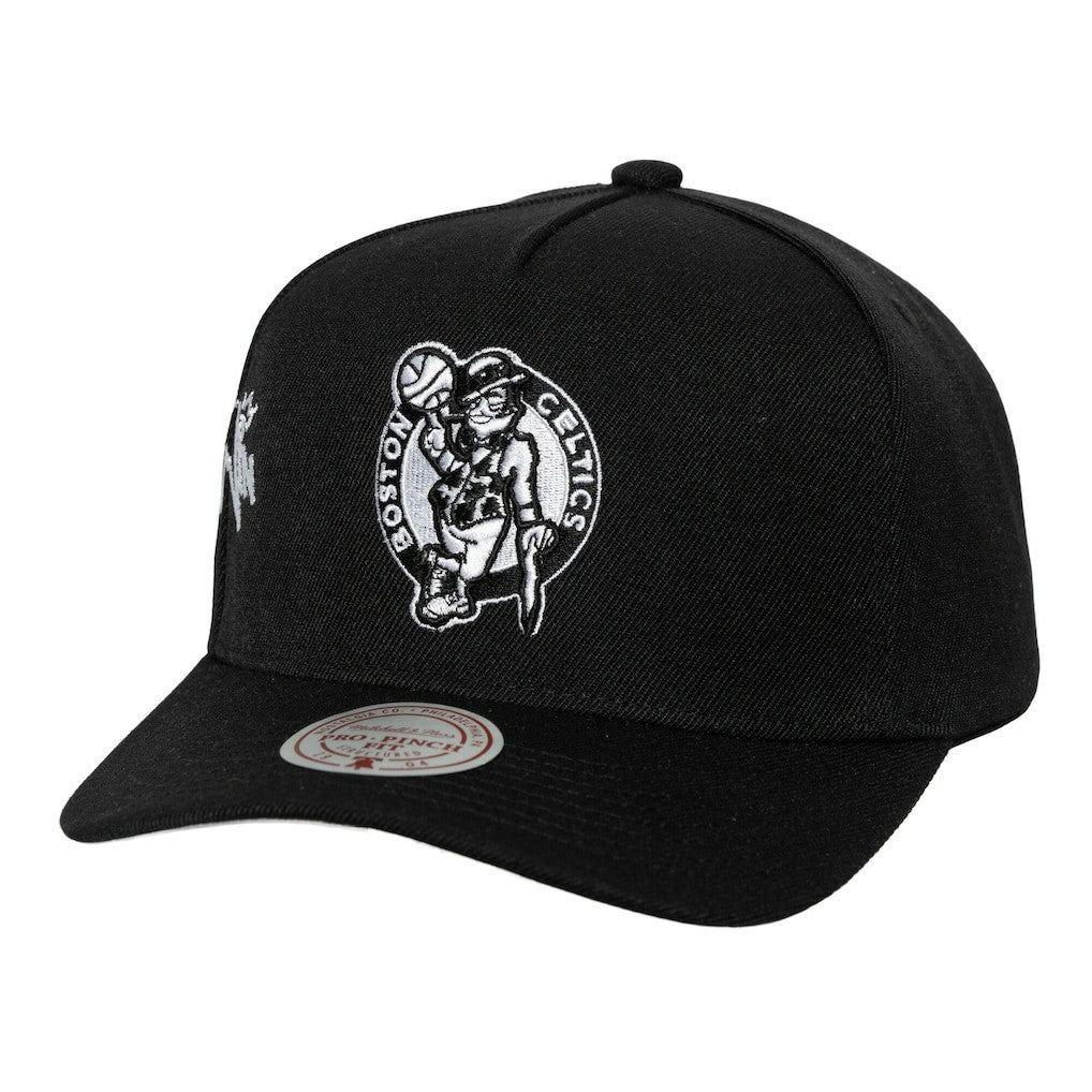 Mitchell & Ness Boston Celtics 2008 NBA Finals Born To Win Pro Crown Adjustable Hat Black