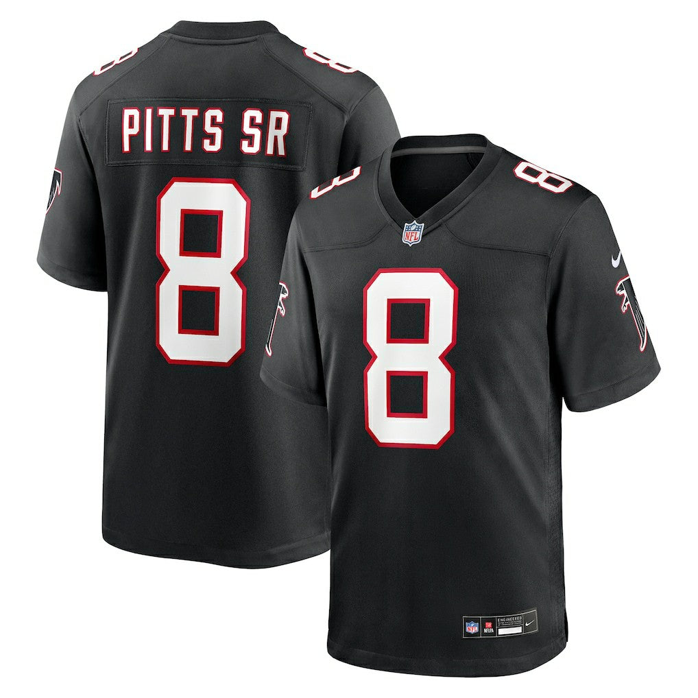 Kyle Pitts Sr. Atlanta Falcons Alternate Game Jersey - Black - Nike