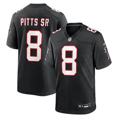 Kyle Pitts Sr. Atlanta Falcons Alternate Game Jersey - Black - Nike