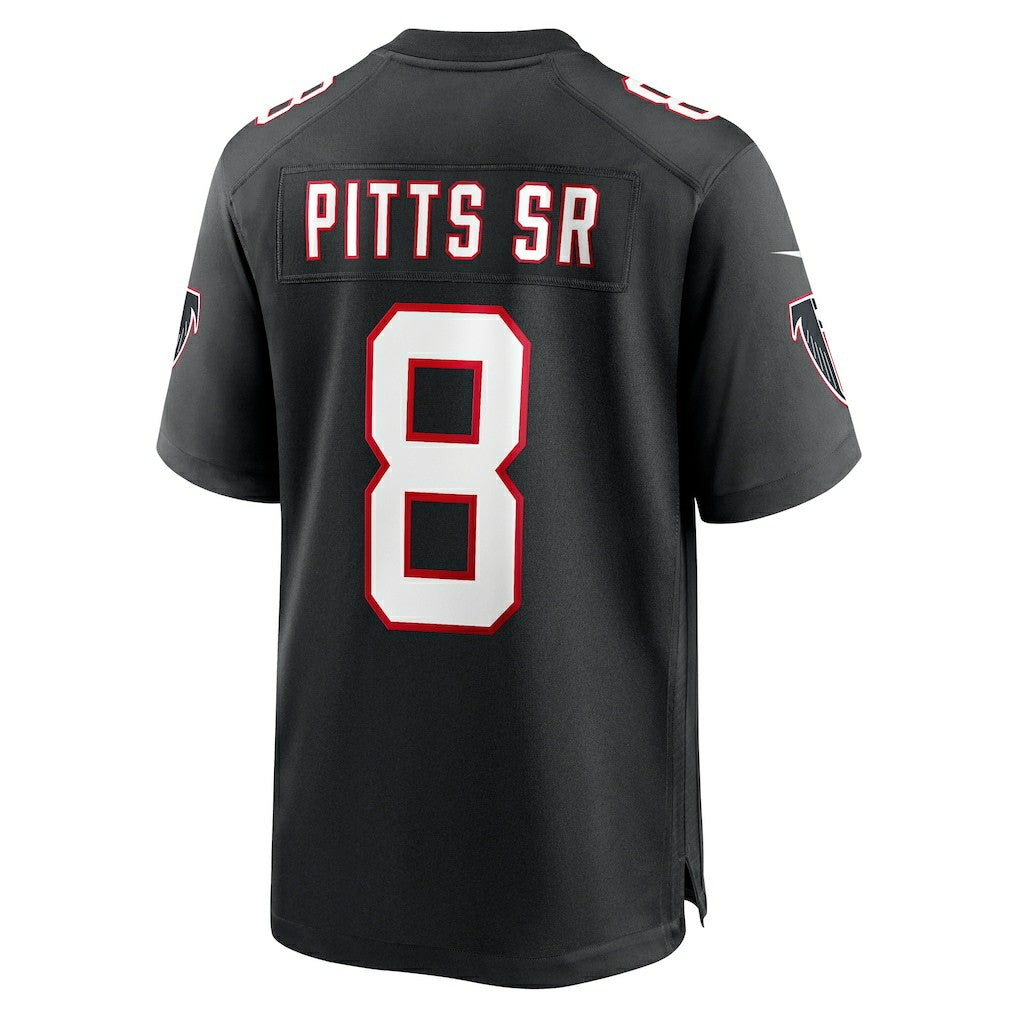 Kyle Pitts Sr. Atlanta Falcons Alternate Game Jersey - Black - Nike