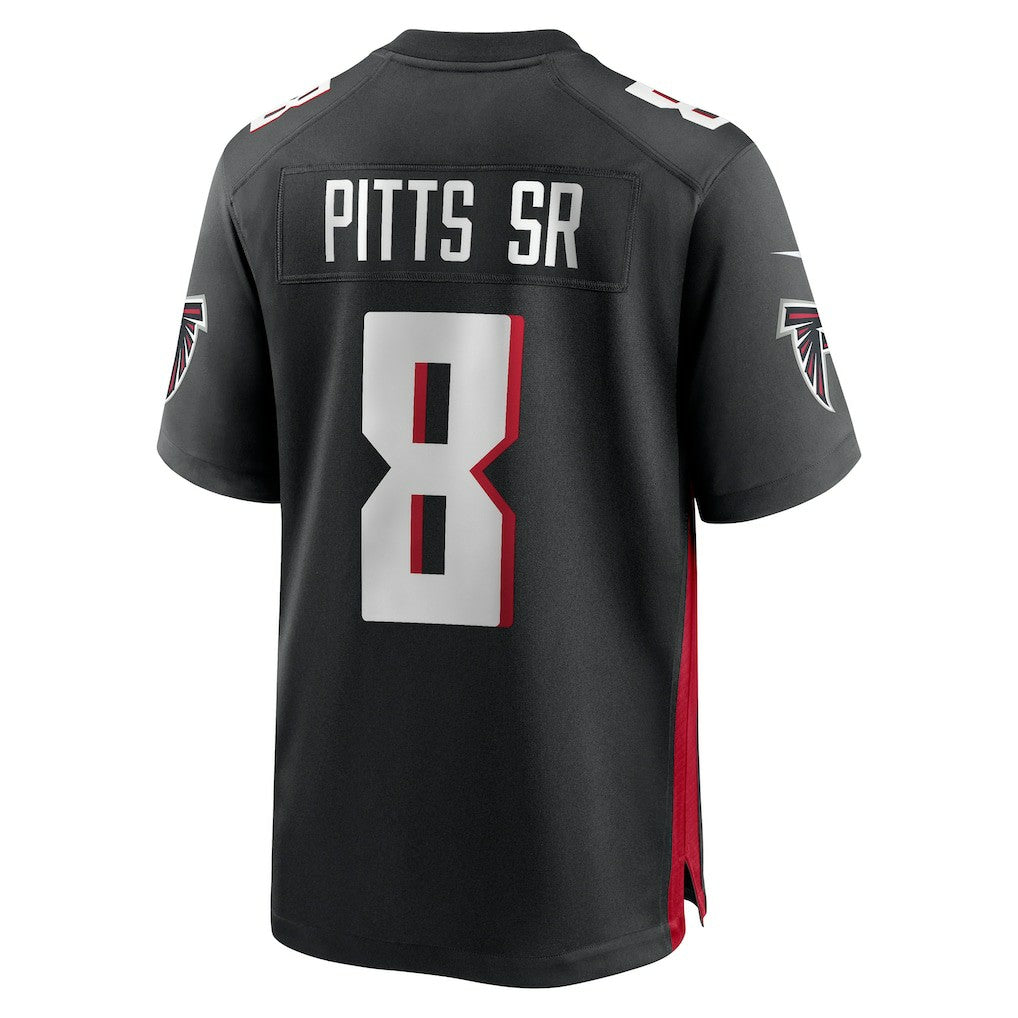 Kyle Pitts Sr. Atlanta Falcons Team Game Jersey - Black - Nike