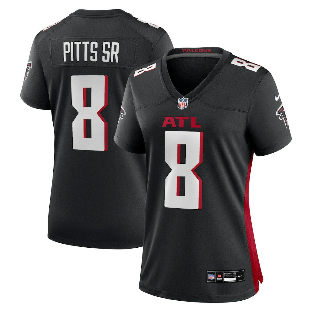Kyle Pitts Sr. Atlanta Falcons Women's Game Jersey - Black - Nike
