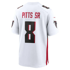 Kyle Pitts Sr. Atlanta Falcons White Game Jersey - White - Nike