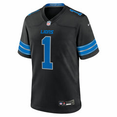 Jameson Williams Detroit Lions Alternate Game Player Jersey - Black - Nike