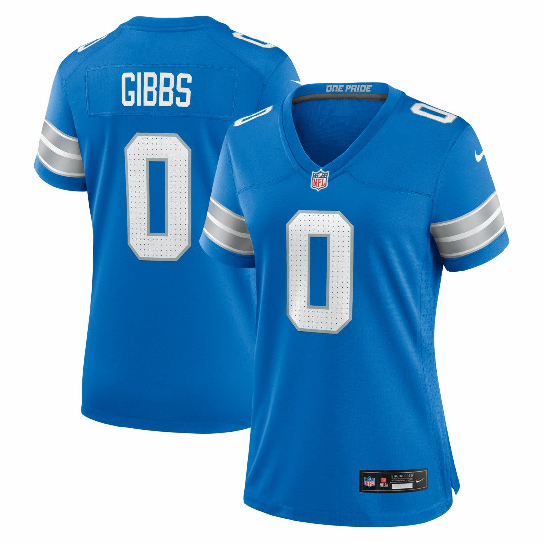 Jahmyr Gibbs Detroit Lions Women's Game Player Jersey - Blue - Nike