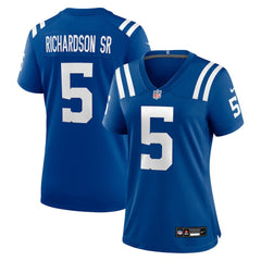Anthony Richardson Sr. Indianapolis Colts Women's Team Game Jersey - Royal - Nike