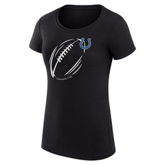 Indianapolis Colts G-III 4Her by Carl Banks Women's Super-Slim Fit Lightweight Subtle Football T-Shirt - Black - NFL