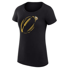 Minnesota Vikings G-III 4Her by Carl Banks Women's Super-Slim Fit Lightweight Subtle Football T-Shirt - Black - NFL