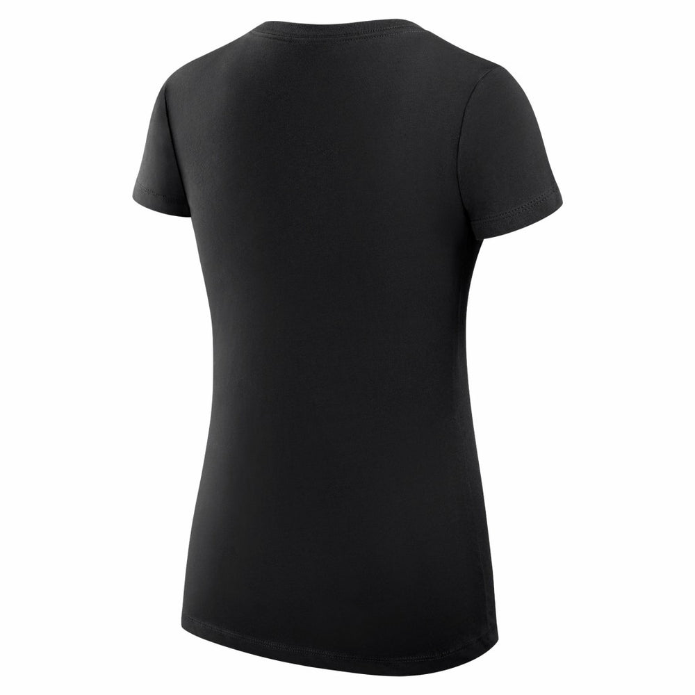 Tampa Bay Buccaneers G-III 4Her by Carl Banks Women's Super-Slim Fit Lightweight Subtle Football V-Neck T-Shirt - Black - NFL