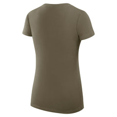 New York Jets G-III 4Her by Carl Banks Women's Super-Slim Fit Lightweight Subtle Football V-Neck T-Shirt - Olive - NFL