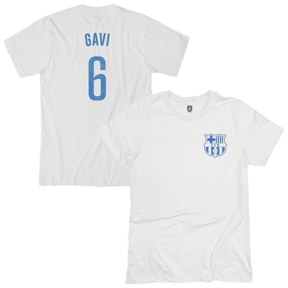 Gavi Barcelona 1863FC Player T-Shirt White