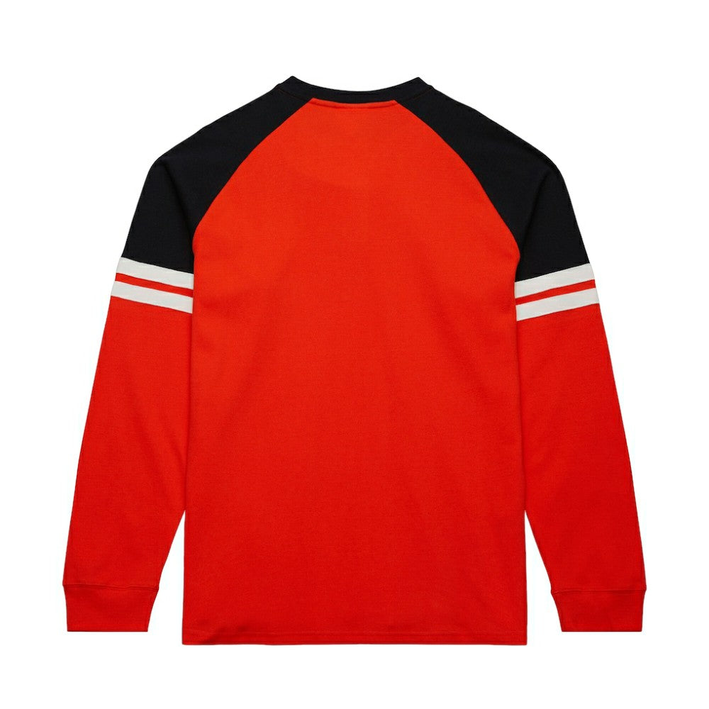 Philadelphia Flyers Mitchell & Ness Thermal Henley Long Sleeve T-Shirt - Orange | NHL near me