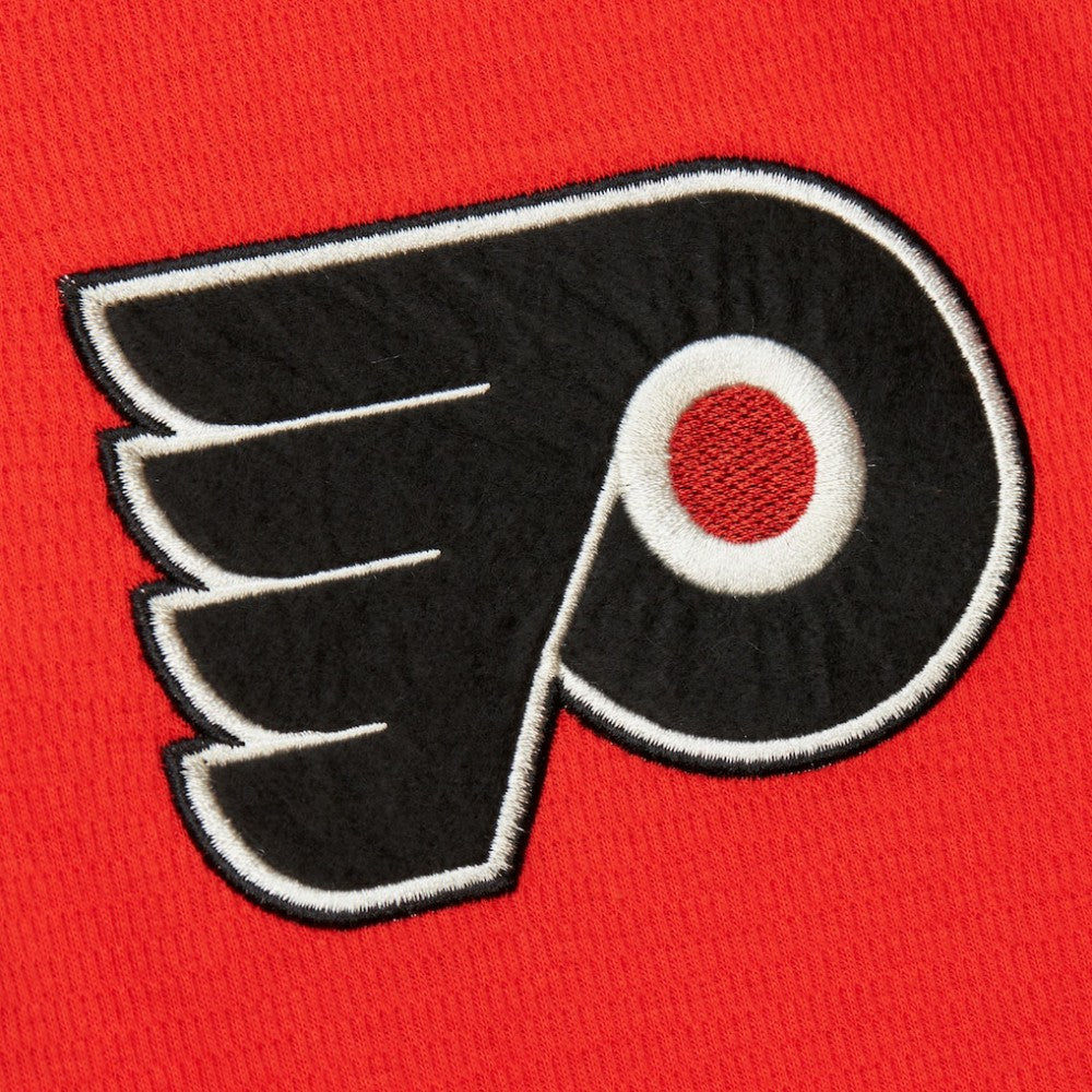 Philadelphia Flyers Mitchell & Ness Thermal Henley Long Sleeve T-Shirt - Orange | NHL near me