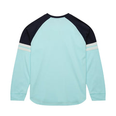 Seattle Kraken Mitchell & Ness Thermal Henley Long Sleeve T-Shirt - Light Blue | NHL Clearance