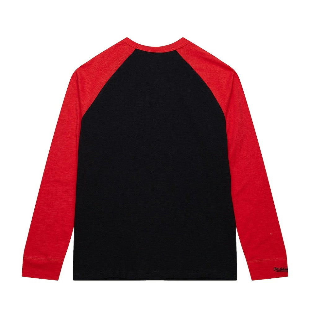 Carolina Hurricanes Mitchell & Ness Legendary Slub Raglan Long Sleeve T-Shirt - Black/Red | NHL online