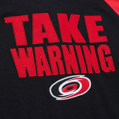 Carolina Hurricanes Mitchell & Ness Legendary Slub Raglan Long Sleeve T-Shirt - Black/Red | NHL online