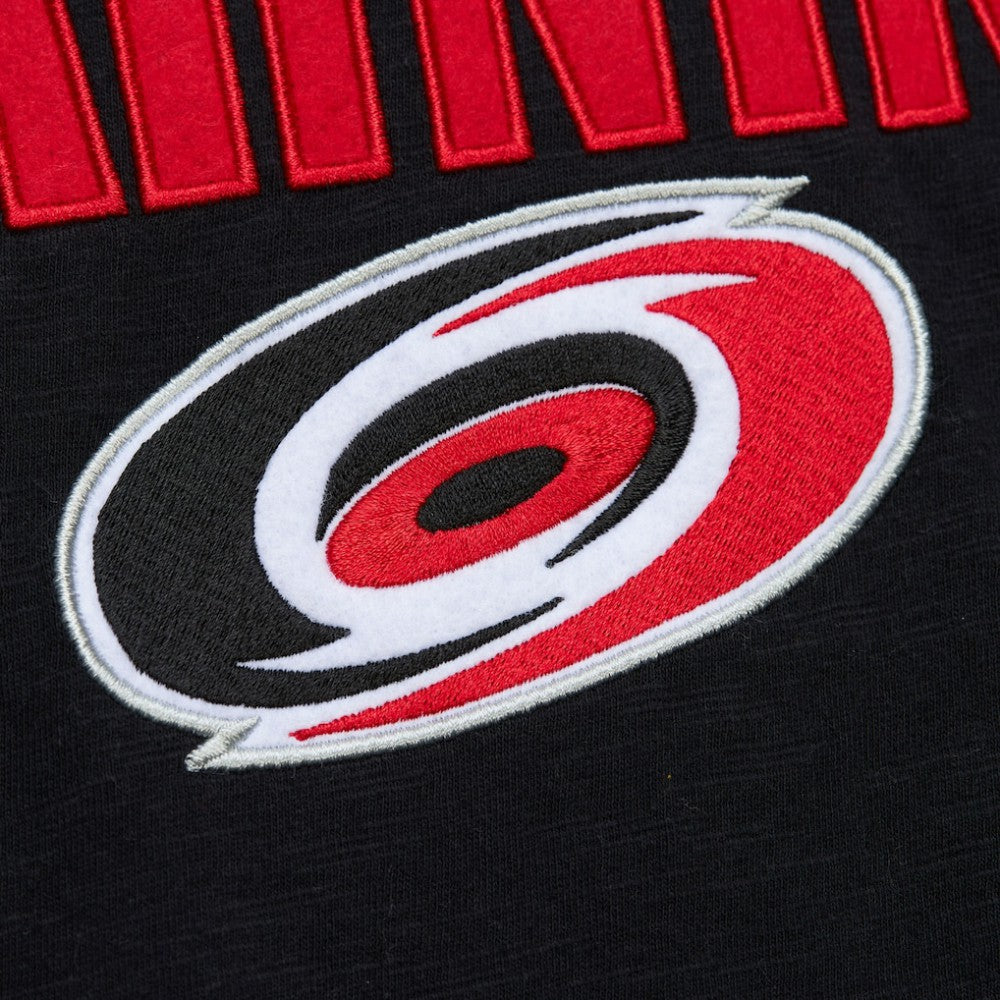 Carolina Hurricanes Mitchell & Ness Legendary Slub Raglan Long Sleeve T-Shirt - Black/Red | NHL online