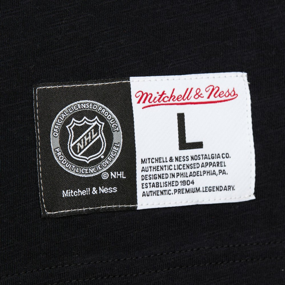 Pittsburgh Penguins Mitchell & Ness Legendary Slub Raglan Long Sleeve T-Shirt - Black/Gold | NHL Clearance